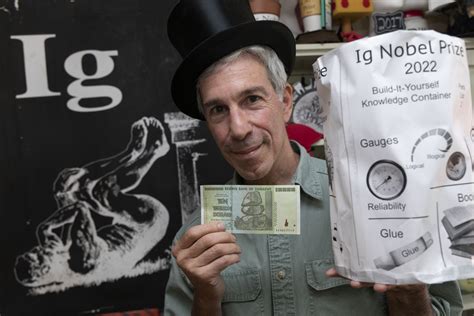 Here are the winners of the 2022 Ig Nobel Prizes .
